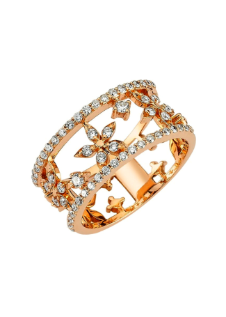Ring Bee Goddess Apple Seed Rose Gold