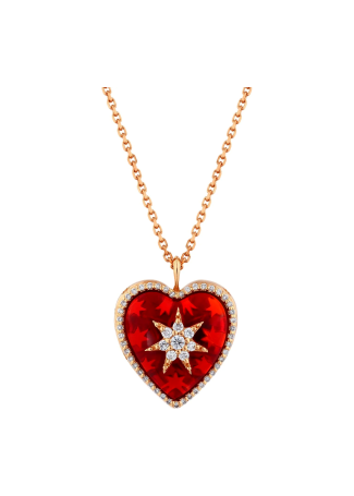 Колье Bee Goddess Venus Star Розовое золото