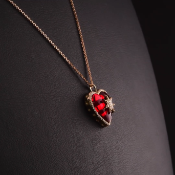 Колье Bee Goddess Venus Star Розовое золото