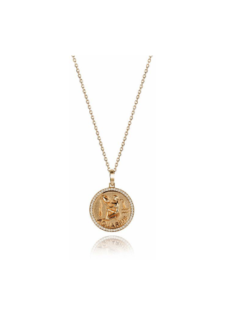 Колье RF ZODIACO Розовое золото