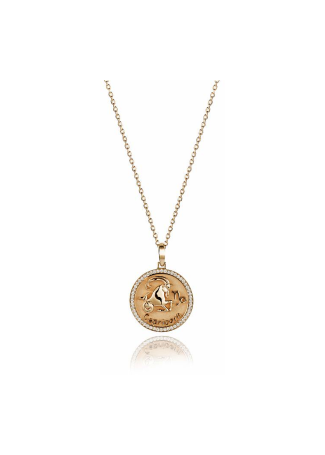 Колье RF ZODIACO Розовое золото