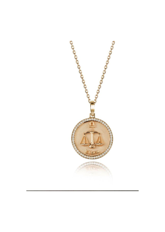 Колье RF ZODIACO Розовое золото