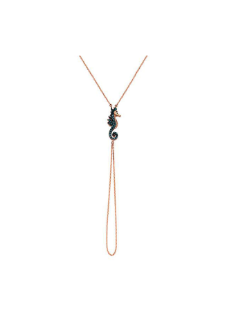 Браслет-Кольцо Bee Goddess Aqua Light Розовое золото