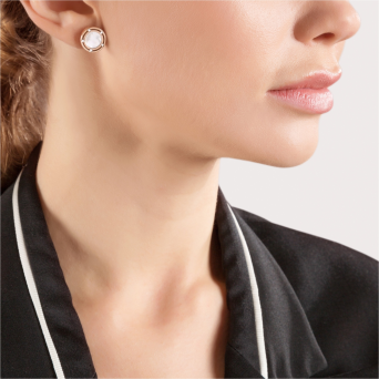 Серьги Damiani D.Side Розовое золото