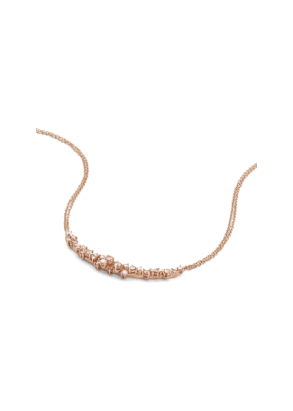 Колье Damiani Mimosa Flexi Розовое золото