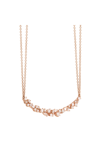 Колье Damiani Mimosa Flexi Розовое золото