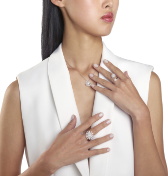 Серьги Damiani Margherita Белое золото