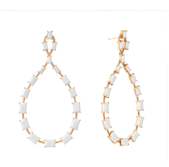 Серьги CarlaAmorim Honey Розовое золото