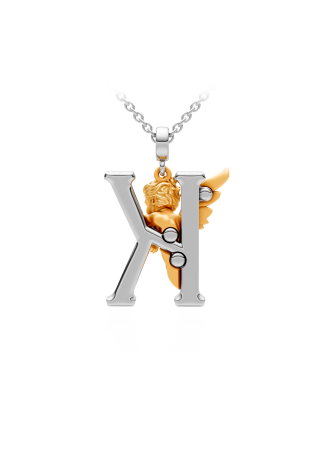 Колье CarreraYCarrera My Angel Белое/желтое золото