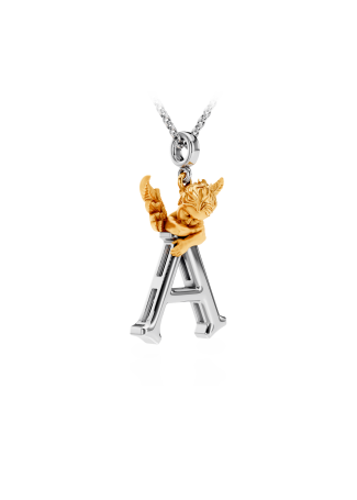 Колье CarreraYCarrera My Angel Белое/желтое золото