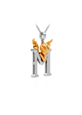 Колье CarreraYCarrera My Angel Белое/желтое золото