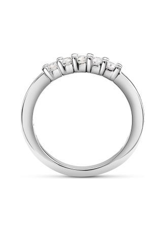 Кольцо Damiani Luce D Белое золото