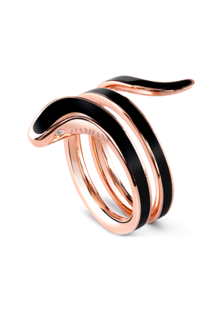 Кольцо Damiani Eden Розовое золото