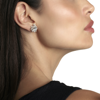 Серьги Damiani Mimosa Белое золото