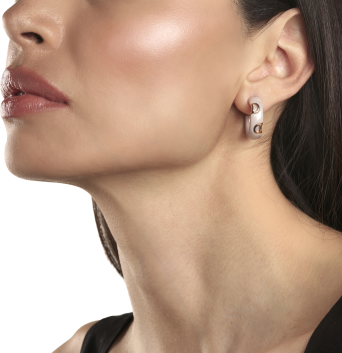 Серьги Damiani D.Icon Розовое золото