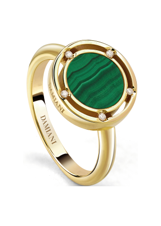 Кольцо Damiani D.Side Желтое золото