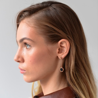 Серьги Damiani D.Side Розовое золото