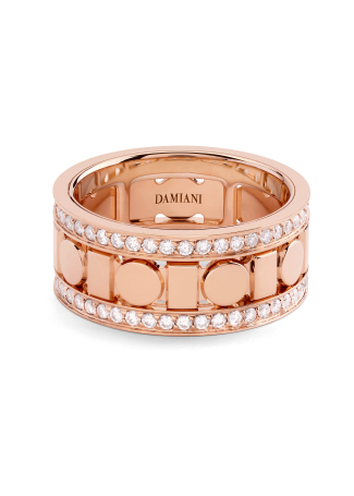 Кольцо Damiani Belle Epoque Reel Розовое золото