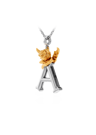 Колье CarreraYCarrera My Angel Белое/желтое золото