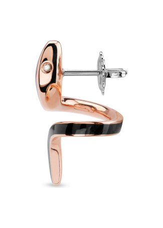 Серьги Damiani Eden Розовое золото