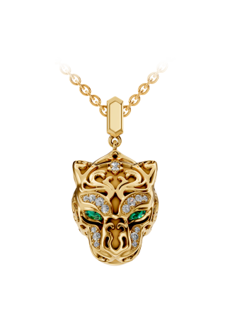 Колье CarreraYCarrera Zodaria Желтое золото