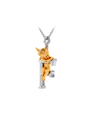 Колье CarreraYCarrera My Angel Белое/желтое золото