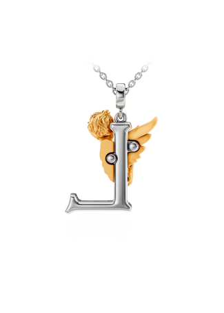 Колье CarreraYCarrera My Angel Белое/желтое золото