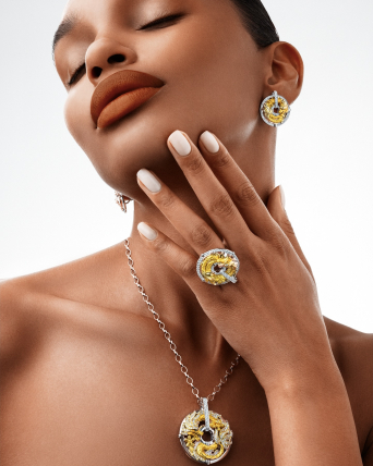 Кольцо CarreraYCarrera Shanghai Белое/желтое золото