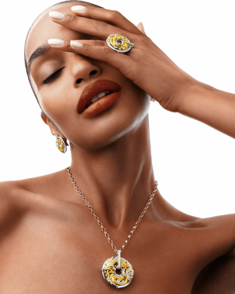 Кольцо CarreraYCarrera Shanghai Белое/желтое золото