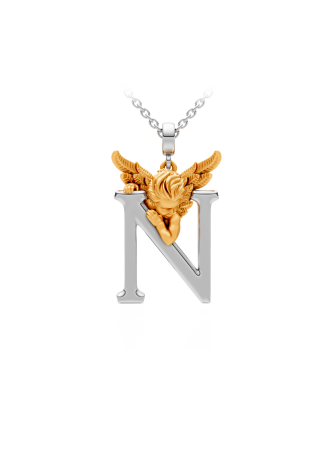 Колье CarreraYCarrera My Angel Белое/желтое золото