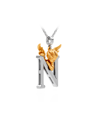 Колье CarreraYCarrera My Angel Белое/желтое золото