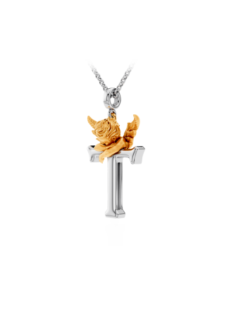 Колье CarreraYCarrera My Angel Белое/желтое золото