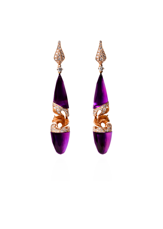 Серьги CarreraYCarrera Germina Желтое золото