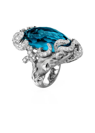 Кольцо CarreraYCarrera Germina Белое золото