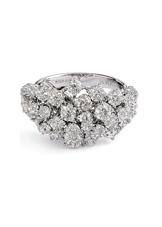 Кольцо Damiani Mimosa Белое золото