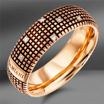 Кольцо Damiani Metropolitan Розовое золото