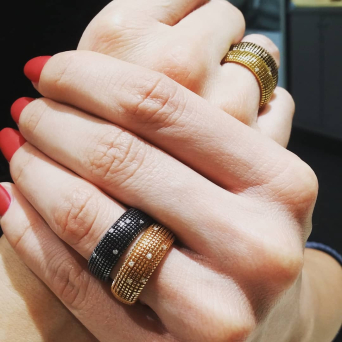 Кольцо Damiani Metropolitan Розовое золото