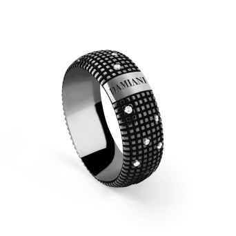 Кольцо Damiani Metropolitan Черное золото