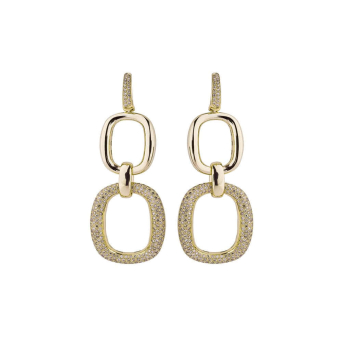 Серьги Damiani D.Lace Желтое золото