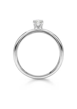 Кольцо Damiani Luce D Белое золото