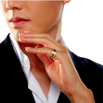 Кольцо Damiani Belle Epoque Reel Желтое золото