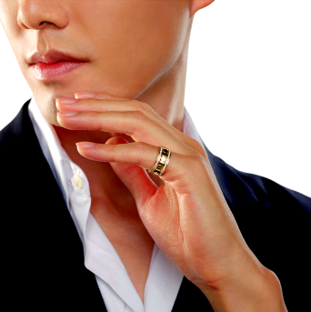 Кольцо Damiani Belle Epoque Reel Желтое золото