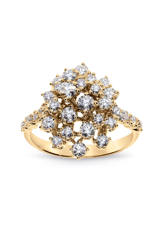 Кольцо Damiani Mimosa Желтое золото