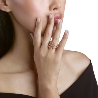 Damiani Кольцо Damiani Mimosa Flexi Розовое золото