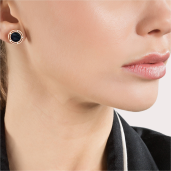 Серьги Damiani D.Side Розовое золото