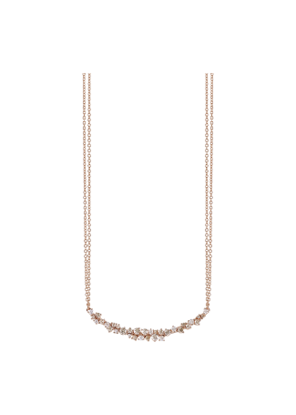 Колье Damiani Mimosa Flexi Розовое золото