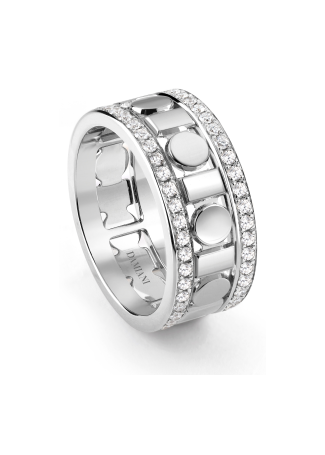 Кольцо Damiani Belle Epoque Reel Белое золото