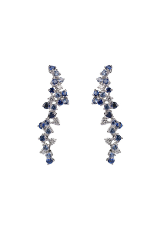 Серьги Damiani Mimosa Flexi Белое золото