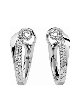 Серьги Crivelli Like Белое золото