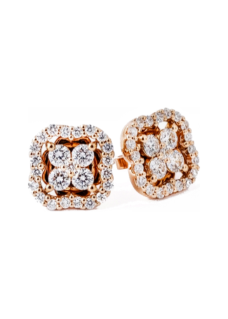 Серьги Crivelli Design Розовое золото